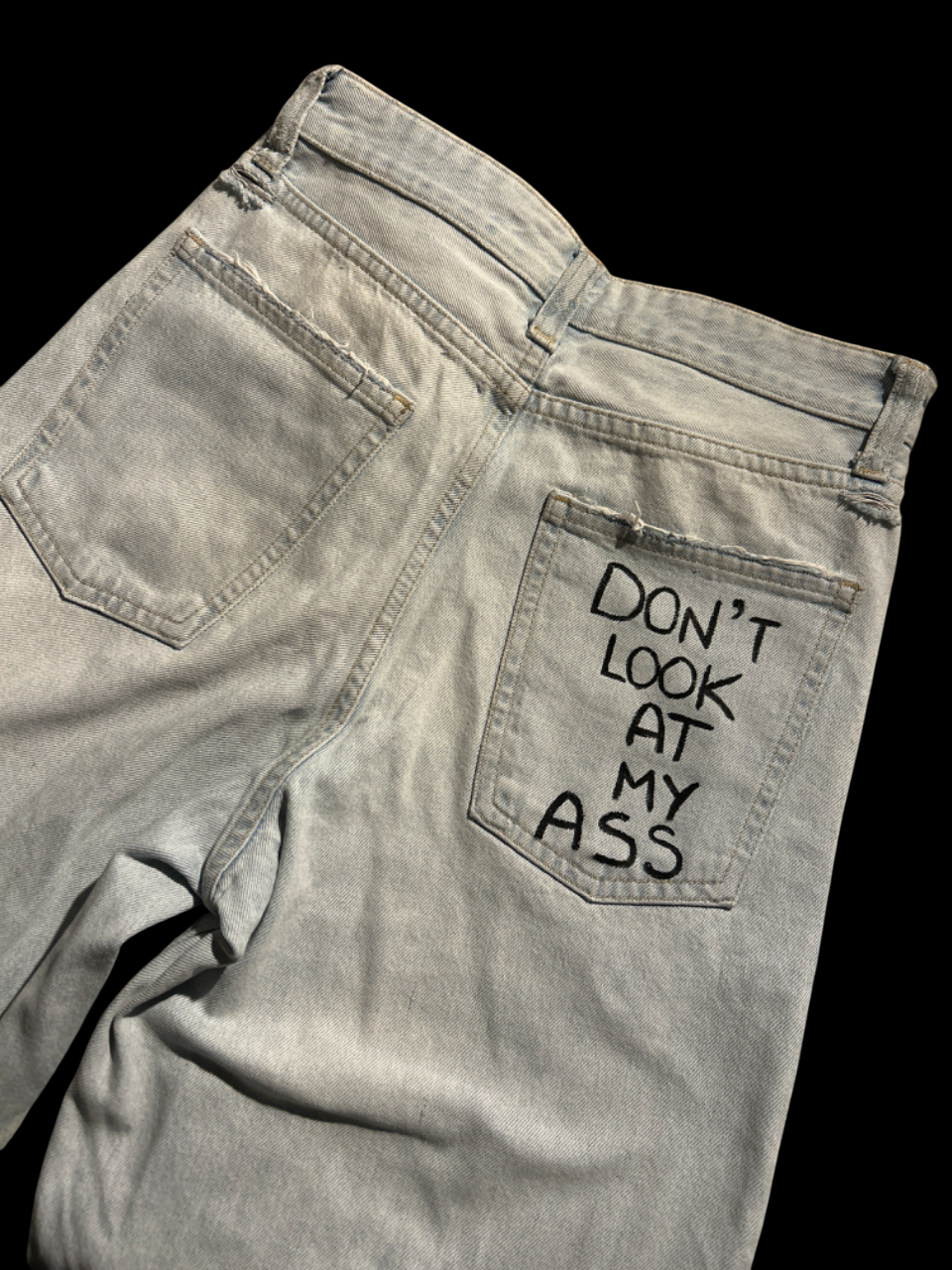 A3) custom sui TUOI jeans