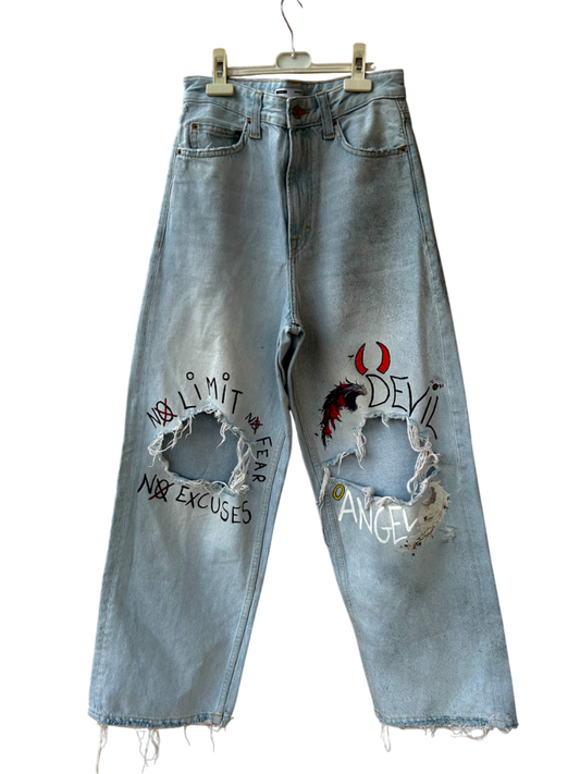 A3) custom sui TUOI jeans