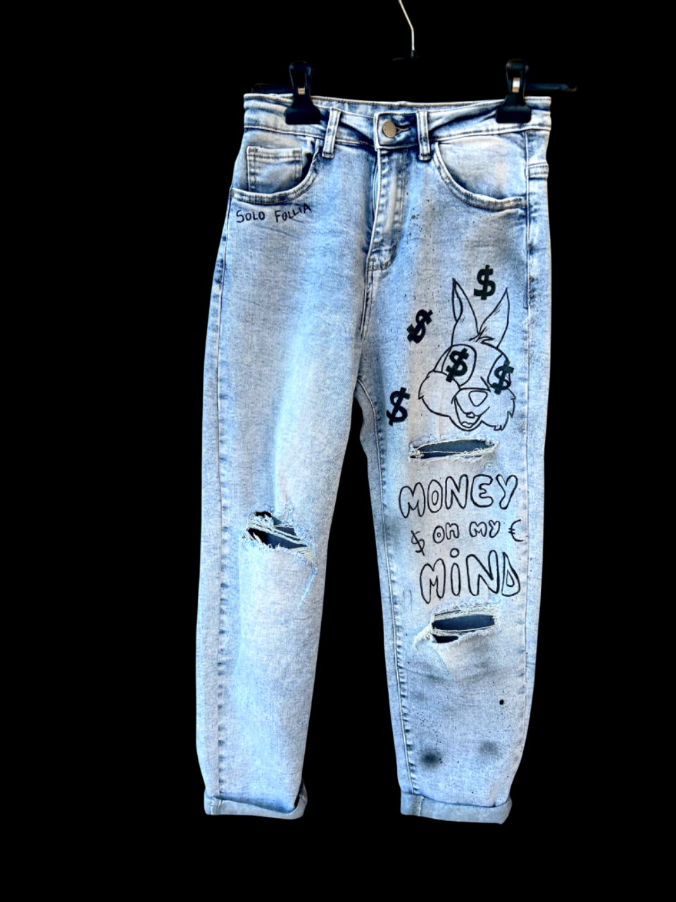 A3) custom sui TUOI jeans